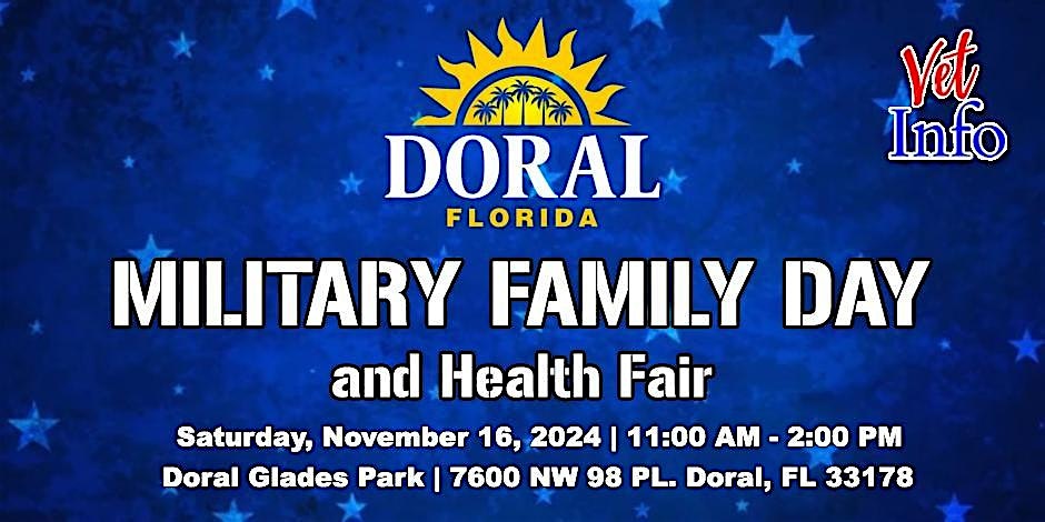 Mark Pinilla/Vet Info – City of Doral Military Family Day